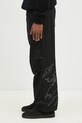 Maharishi cotton trousers Bonsai Landscape Loose Snopants 5346.BLACK black AW24