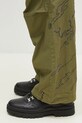 Хлопковые брюки Maharishi Bonsai Landscape Loose Snopants зелёный 5346.OLIVE