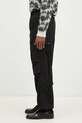 Maharishi pantaloni de bumbac Asym Cargo Track Pants 5307.BLACK negru AW24