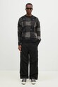 Maharishi pantaloni de bumbac Original Cargo Snopants Loose negru 5300.BLACK