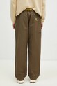 Дрехи Памучен панталон Human Made Easy Pants HM28PT018 зелен