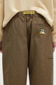 Памучен панталон Human Made Easy Pants зелен HM28PT018
