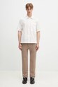 Filling Pieces spodnie dresowe bawełniane Core Link 761600014070 brązowy