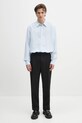 Wacko Maria spodnie wełniane Pleated 24FW.WMP.TR02 czarny