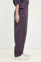 Pangaia pantaloni de trening din bumbac violet 10001759