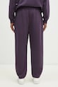 Pangaia pantaloni de trening din bumbac 10001759 violet