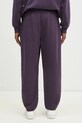 Pangaia pantaloni de trening din bumbac 10001759 violet