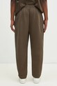 Pangaia pantaloni de trening din bumbac 10001759 verde