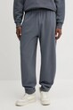Pangaia pantaloni de trening din bumbac 10001759 gri AW24