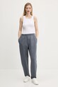 Pangaia pantaloni de trening din bumbac gri 10001759