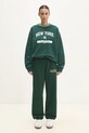 Sporty & Rich cotton joggers NY 94 green PA036506034GR10