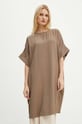 Bruuns Bazaar sukienka CressBBGigi dress casual brązowy BBW3477N