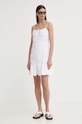 Βαμβακερό φόρεμα Résumé BernadetteRS Short Dress 121691175 λευκό AW24