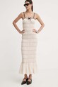Oblečenie Bavlnené šaty Résumé BeauRS Dress 121871176 béžová
