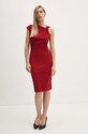 Φόρεμα Calvin Klein K20K207179 μπορντό AW24