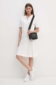 Šaty Tommy Hilfiger WW0WW42115 béžová AW24