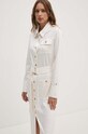 Šaty Tommy Hilfiger béžová WW0WW42269