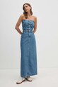 Calvin Klein Jeans sukienka jeansowa casual niebieski J20J223742