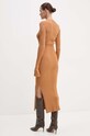 Odzież Patrizia Pepe sukienka 8A1338.K9J5 brązowy
