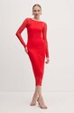 Φόρεμα Patrizia Pepe 8A1344.J149 κόκκινο AW24