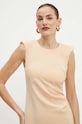 Patrizia Pepe sukienka beżowy 8A1363.A453