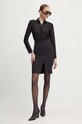 Patrizia Pepe sukienka 8A1399.A457 czarny AW24
