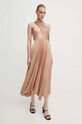 Одяг Сукня A.L.C. Athena II 6DRES02386 бежевий