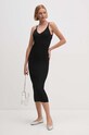 Dkny sukienka D2E4A125 czarny AW24