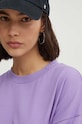 HUGO rochie din bumbac violet 50521254