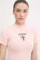 Φόρεμα Guess COLETTE V4YK02.KCDH1 ροζ