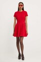 Платье MSGM красный 3741MDA04.247621