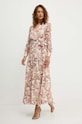 Guess sukienka LAILA beżowy W4YK34.WDW82