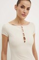Guess sukienka ELIS W4YK13.KAQL2 beżowy