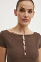 Сукня Guess ELIS коричневий W4YK13.KAQL2