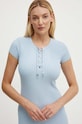 Šaty Guess SELENE W4YK06.Z2V62 modrá