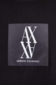 Armani Exchange sukienka bawełniana 6DYA79.YJ3RZ czarny