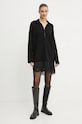 Pinko rochie din lana 103917.A226 negru AW24