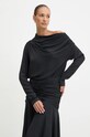 Сукня з домішкою шовку Pinko 103873.A207 чорний