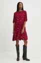 Tommy Jeans rochie DW0DW18475 burgundia AW24