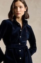 Φόρεμα κοτλέ Polo Ralph Lauren σκούρο μπλε 211941474