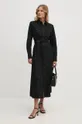 Бавовняна сукня Polo Ralph Lauren 211941456 чорний AW24