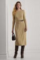 Платье Lauren Ralph Lauren casual бежевый 250940596