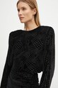 Велюрова сукня Pinko чорний 104482.A29H