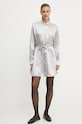 Šaty Pinko 104424.A285 strieborná AW24