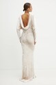 Pinko vestito in velluto 104497.A29L beige AW24