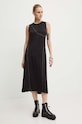 Day Birger et Mikkelsen rochie Becca - Fluid Viscose RD DAY65243203 negru AW24