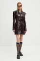 Šaty Rotate Mini Blazer Dress 1127522910 hnedá AW24