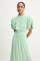 Šaty Rotate Midi Puff Sleeve Dress zelená 1127662981