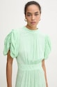 Šaty Rotate Midi Puff Sleeve Dress 1127662981 zelená