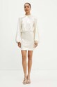 Rotate sukienka Sequins Short Dress 112873857 beżowy AW24